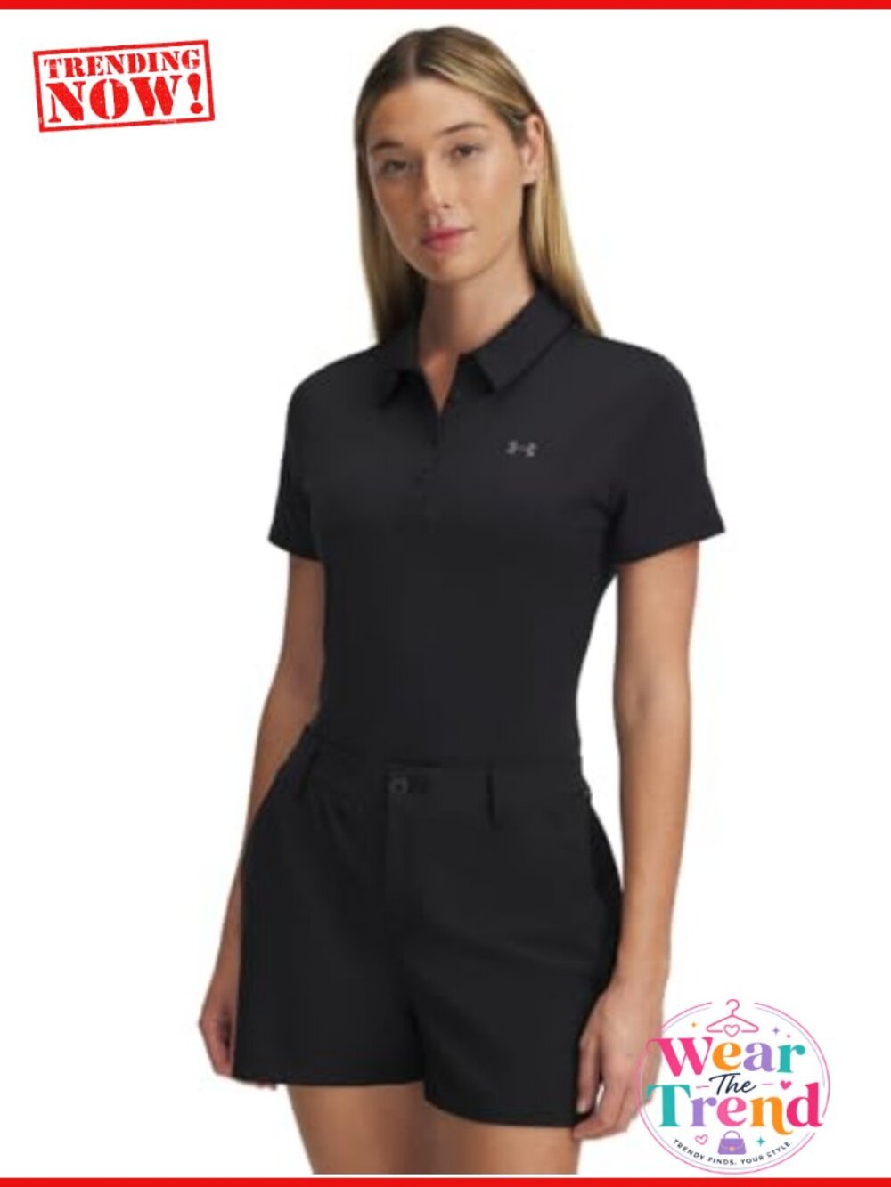 Under Armour Short Sleeve Golf Polo Fitted Breathable 4-Way Stretch